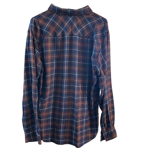 Weatherproof Vintage Men's Long Sleeve Luxe Flannel Button Up - Picture 4 of 9